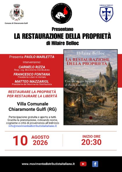 Presentazione del libro di Hilaire Belloc 
